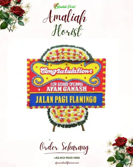 Sewa Papan Bunga Bansir Darat